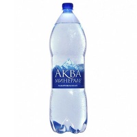 Вода Аква Минерале 2л*6 газ пэт