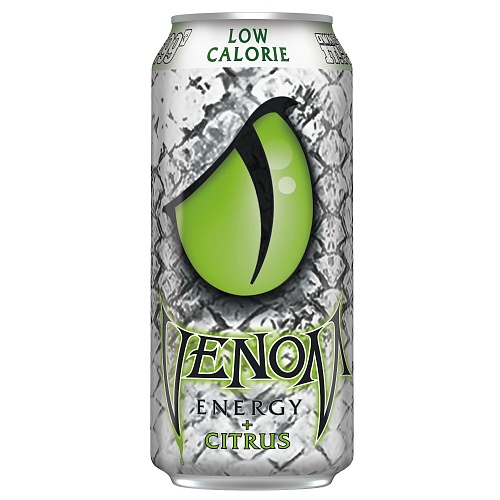 Энергетический напиток VENOM Citrus Low Calorie, ж/б 0,473 л. (США)
