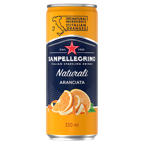 Напиток San Pellegrino апельсин 0,33л*24 ж/б 