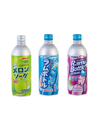 Лимонад RAMUNE 500 мл ВИНОГРАД ж/б (24)