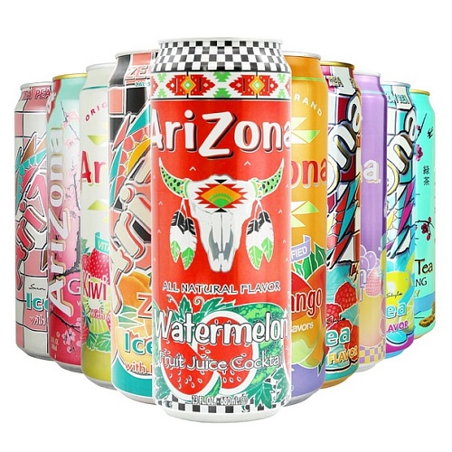 Чай Arizona Женьшень и Мёд 0.5 л*12 ж/б 