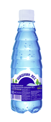 Вода Шишкин Лес 0,4л*12 газ 
